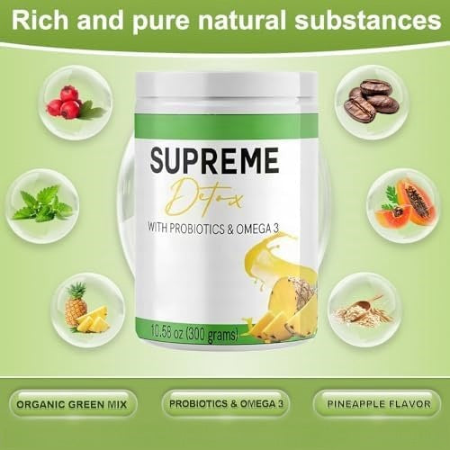 Supreme Detox Supplement Healthcare Natural Fiber Powder Fiber