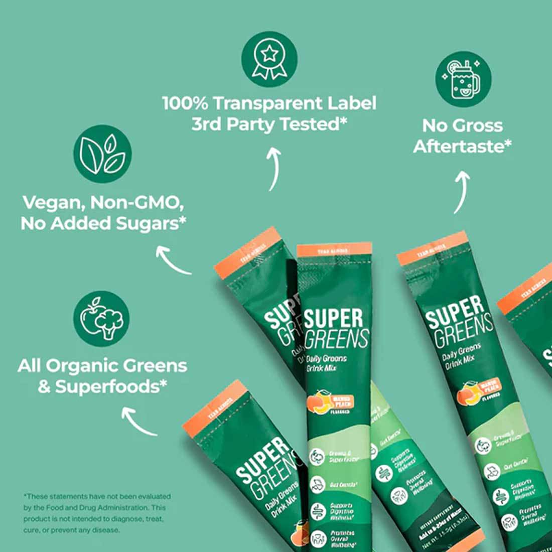 Super Greens Electrolyte Powder Supplement